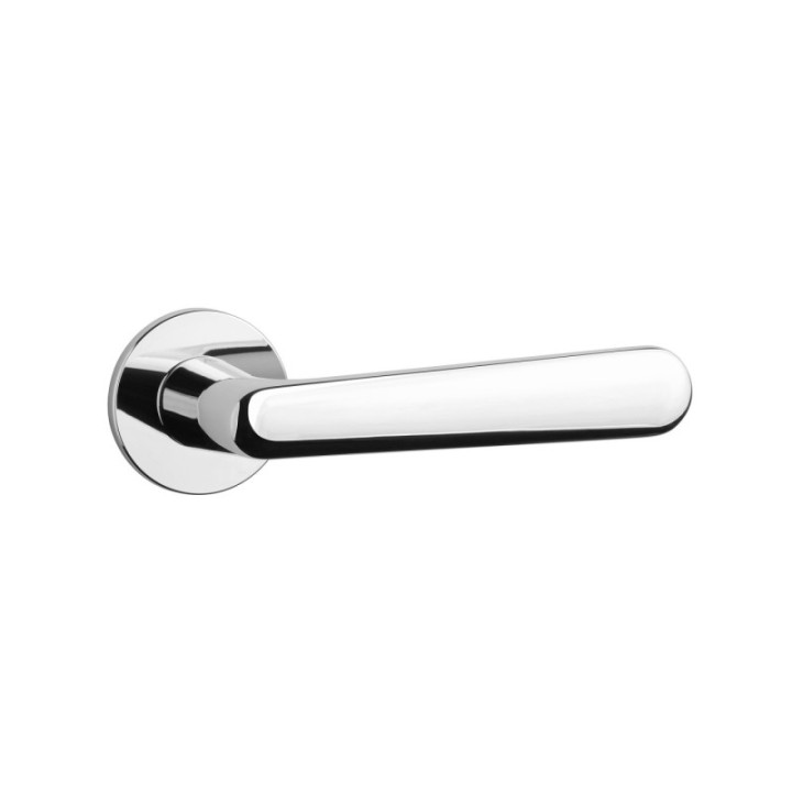 Klamka Enger APRILE ARIA ROZETA R SUPER SLIM 5MM chrom polerowany ASARIAR5SLC