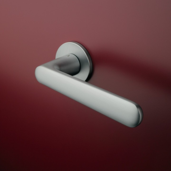 Klamka Enger APRILE ARIA ROZETA R SUPER SLIM 5MM chrom satynowy ASARIAR5SSC
