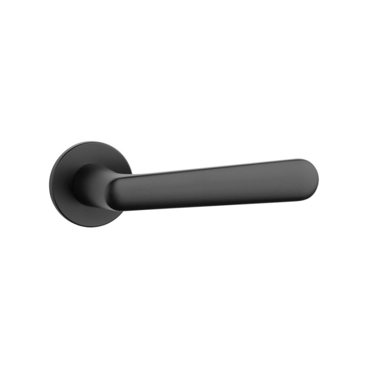 Klamka Enger APRILE ARIA ROZETA R SUPER SLIM 5MM czarny matowy ASARIAR5SBK