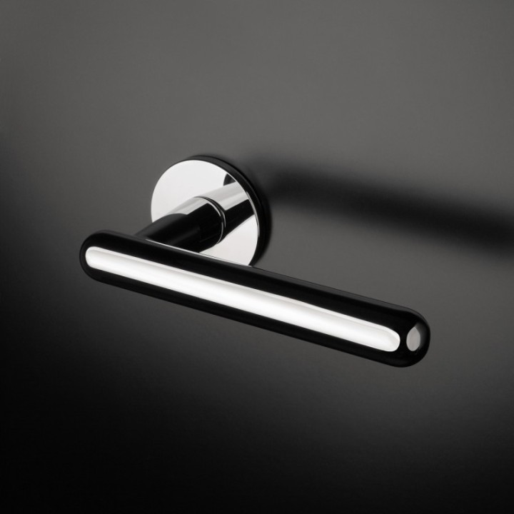 Klamka ENGER APRILE ASTERIA ROZETA R SUPER SLIM 5MM chrom polerowany ASASTERIAR5SLC