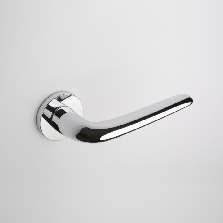 Klamka ENGER APRILE AZALIA ROZETA R SLIM 7MM chrom polerowany ASAZALIAR7SLC