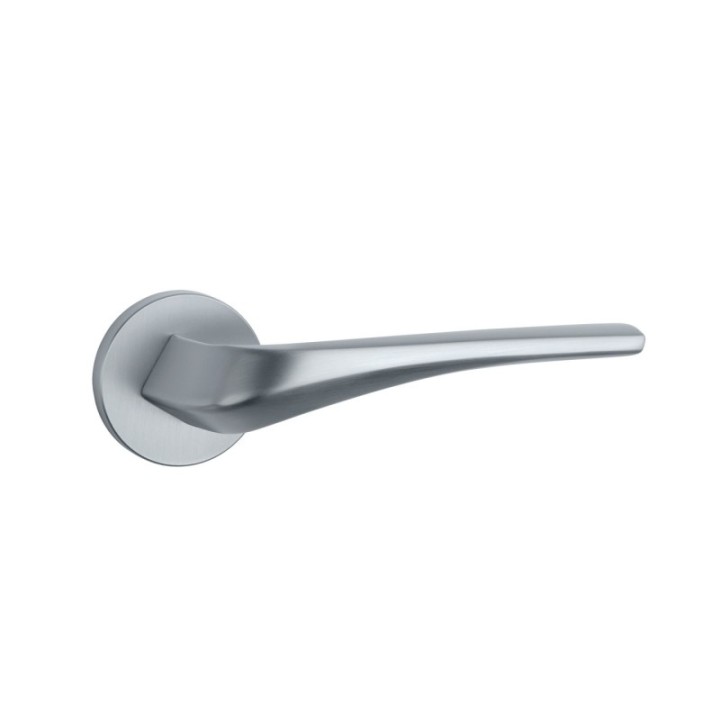 Klamka ENGER APRILE DALIA ROZETA R SLIM 7MM chrom satynowy ASDALIAR7SSC