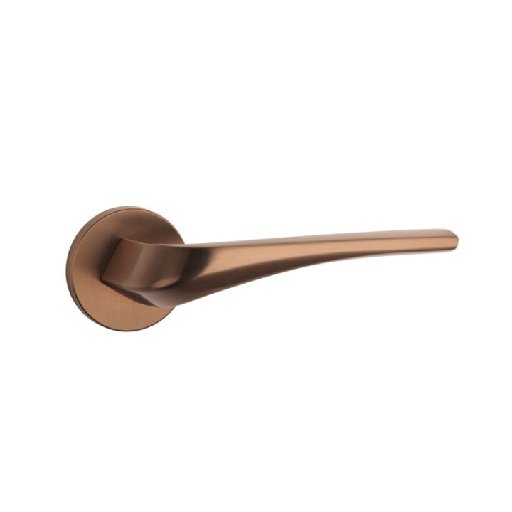 Klamka ENGER APRILE DALIA ROZETA R SLIM 7MM miedziany PVD ASDALIAR7SPNPVD