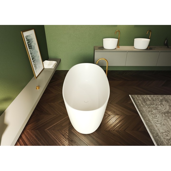 Wanna wolnostojąca 160x72 cm RIHO LIMITED OVAL biała B129001105