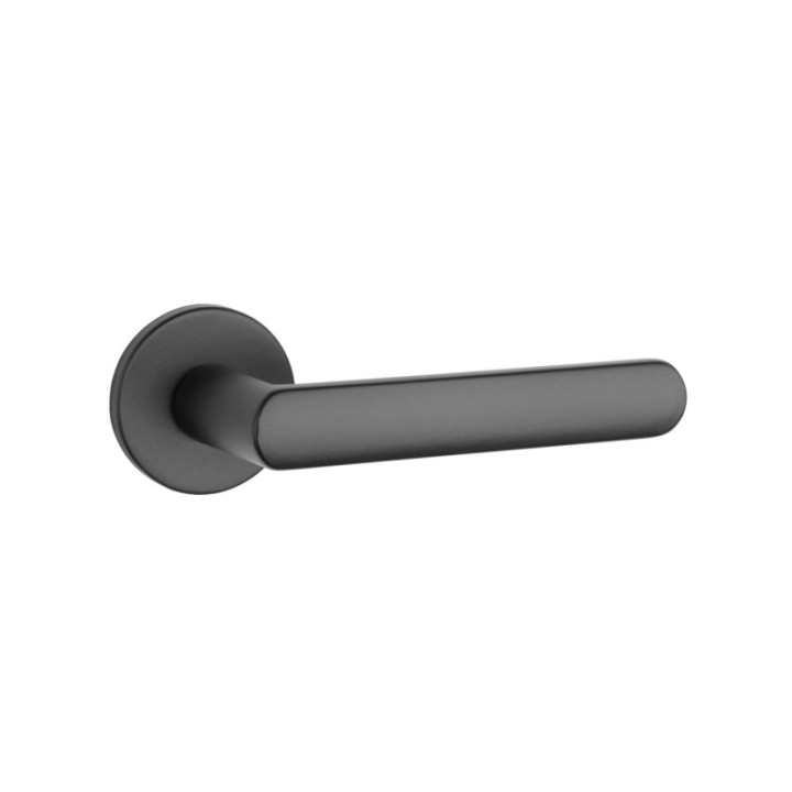 Klamka ENGER APRILE FRAGOLA ROZETA R SLIM 7MM czarny matowy ATFRAGOLAR7SBLACK