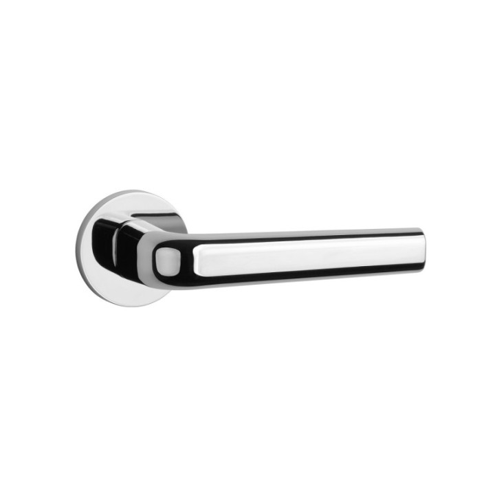 Klamka ENGER APRILE INULA ROZETA R SLIM 7MM chrom polerowany ATINULAR7SCP