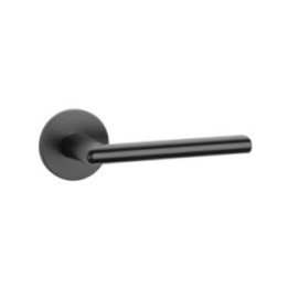 Klamka ENGER APRILE KALMIA ROZETA R SLIM 7MM czarny matowy ATKALMIAR7SBLACK