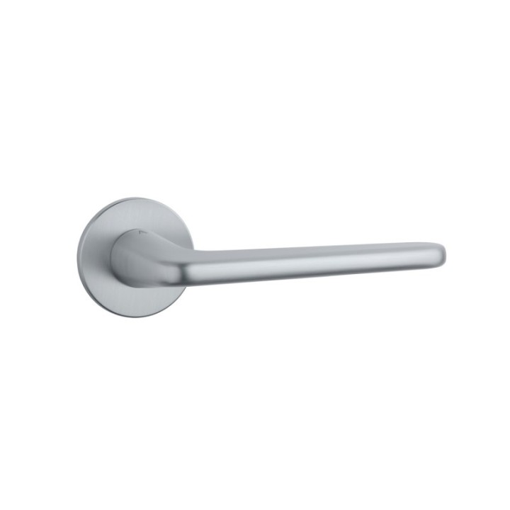 Klamka ENGER APRILE LIRA ROZETA R SUPER SLIM 5MM chrom satynowy ASLIRAR5SSC
