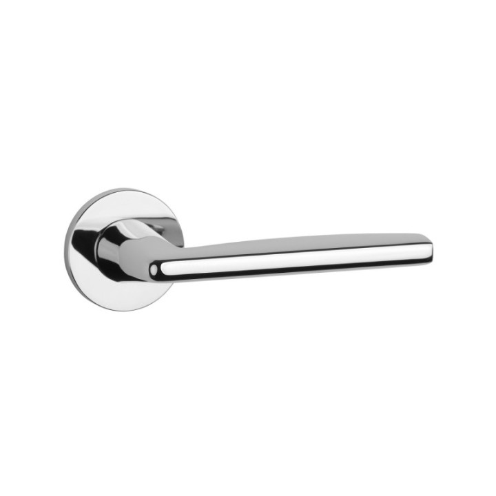 Klamka ENGER APRILE LUNA ROZETA R SLIM 7MM chrom polerowany ATLUNAR7SCP