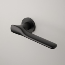 Klamka ENGER APRILE ORCHIDE ROZETA R SLIM 7MM czarny matowy ASORCHIDER7SBK