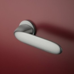Klamka ENGER APRILE PEONIA ROZETA R SLIM 7MM chrom satynowy ASPEONIAR7SSC
