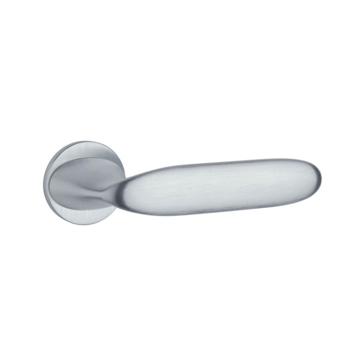 Klamka ENGER APRILE PEONIA ROZETA R SLIM 7MM chrom satynowy ASPEONIAR7SSC