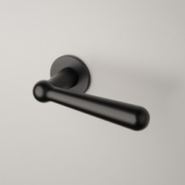 Klamka ENGER APRILE ROSEMARY ROZETA R SUPER SLIM 5MM czarny matowy ASROSEMARYR5SBK