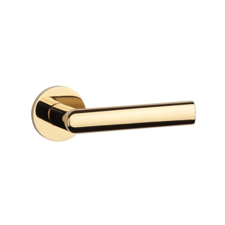 Klamka ENGER APRILE SILENA ROZETA R SLIM 7MM złoty polerowany PVD ATSILENAR7SGOLDPVD