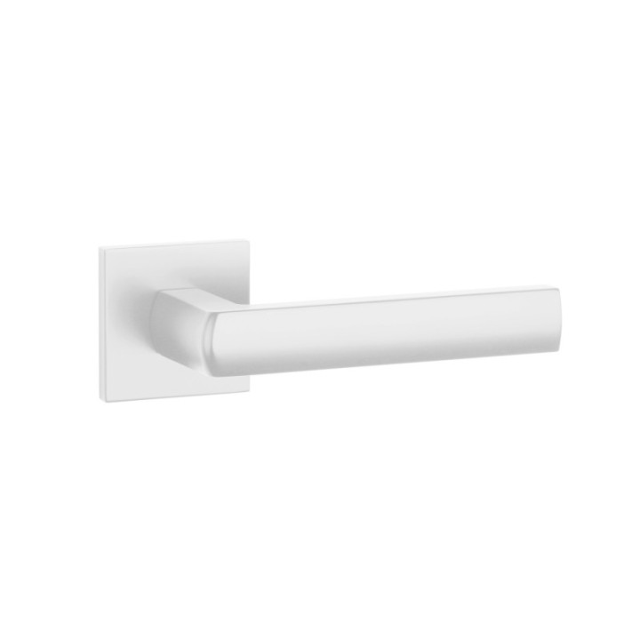 Klamka ENGER APRILE HOSTA ROZETA Q SLIM 7MM biały matowy ATHOSTAQ7SWHITE