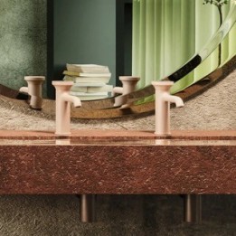 Bateria umywalkowa 17,2 cm GESSI ORIGINI chrom 66002031
