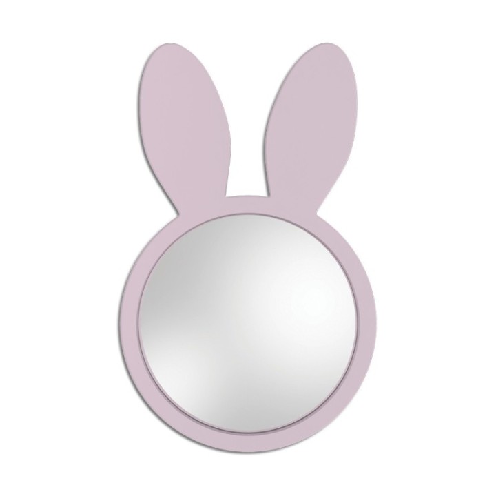 LUSTRO BUNNY RÓŻOWE 30x50cm GieraDesign BNN/R/30x50