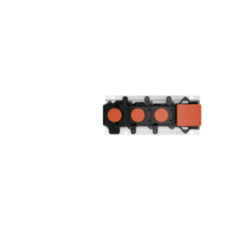 Element podtynkowy do baterii termostatycznej GESSI ORIGINI chrom 63011031