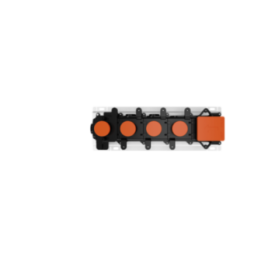 Element podtynkowy do baterii termostatycznej GESSI ORIGINI chrom 63013031