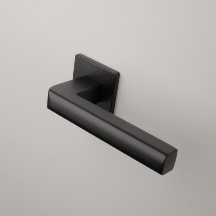 Klamka ENGER APRILE SALICE ROZETA Q SUPER SLIM 5MM czarny matowy ASSALICEQ5SBK