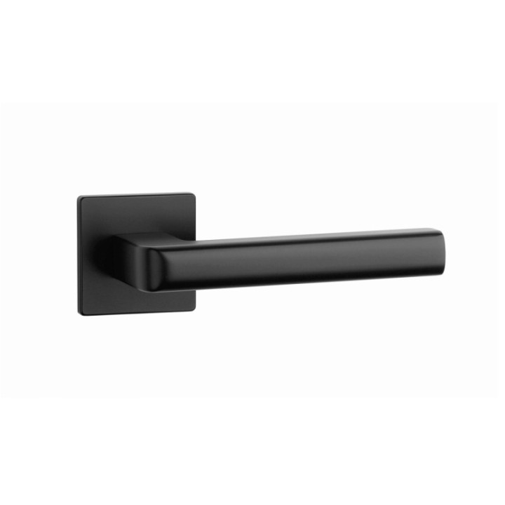 Klamka ENGER APRILE SALICE ROZETA Q SUPER SLIM 5MM czarny matowy ASSALICEQ5SBK