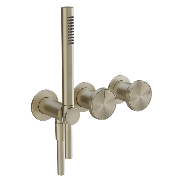 Bateria wannowa z zestawem natryskowym GESSI ORIGINI chrom 66036031
