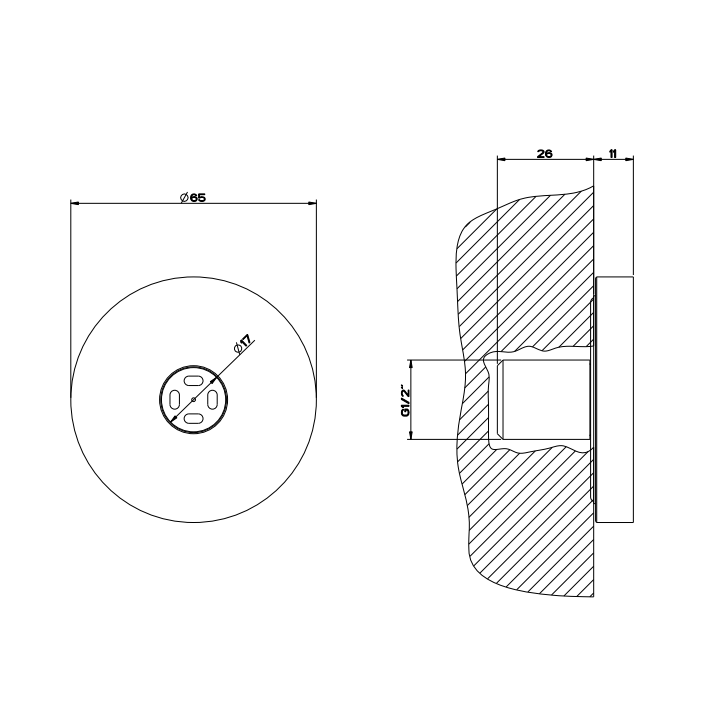 Dysza natryskowa GESSI ORIGINI chrom 32977031