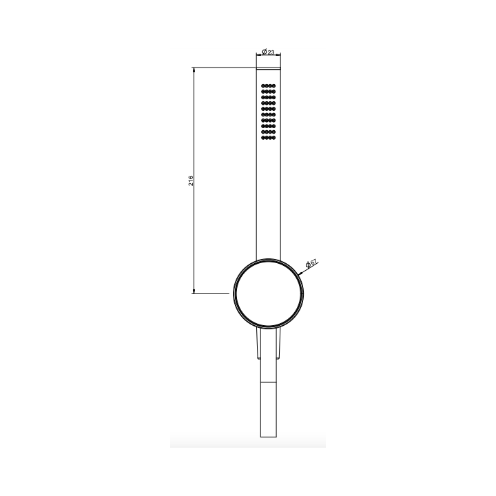 Zestaw natryskowy GESSI ORIGINI chrom 66123031