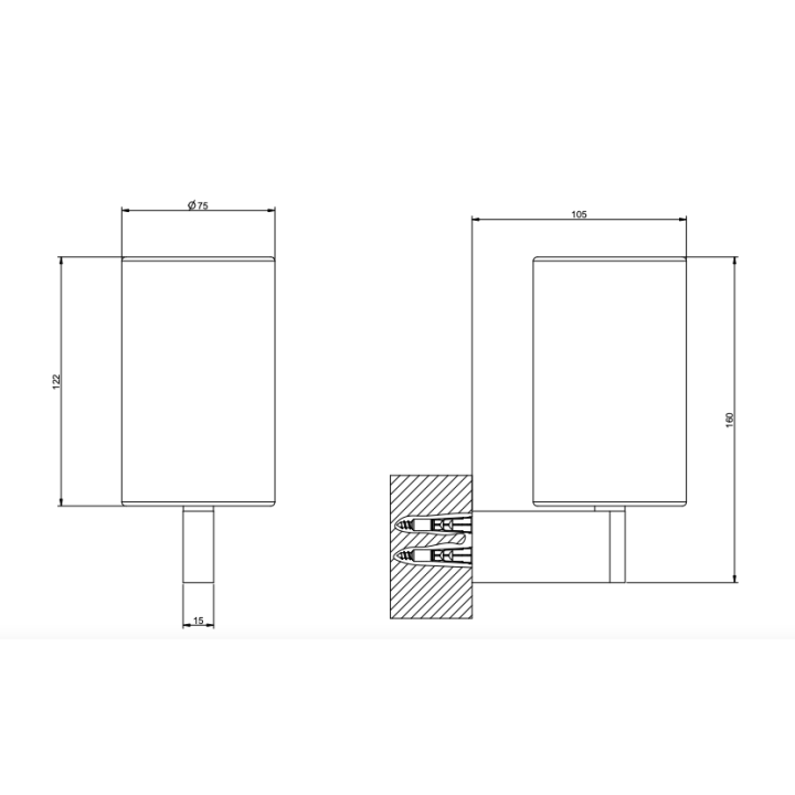 Kubek GESSI ORIGINI czarny/chrom 66408031