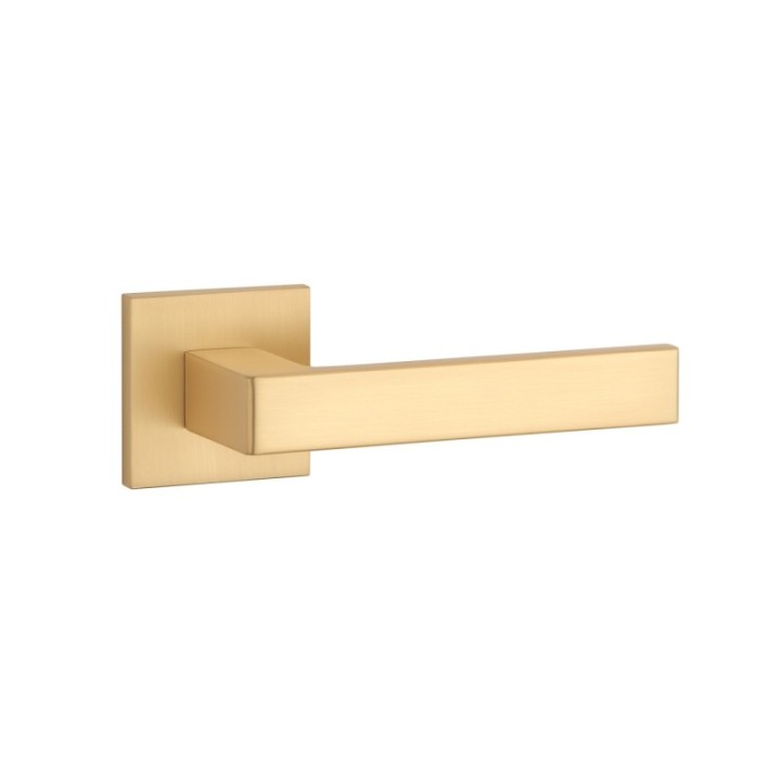 Klamka ENGER APRILE SULLA ROZETA Q SLIM 7MM złoty matowy ATSULLAQ7SGOLDSATIN