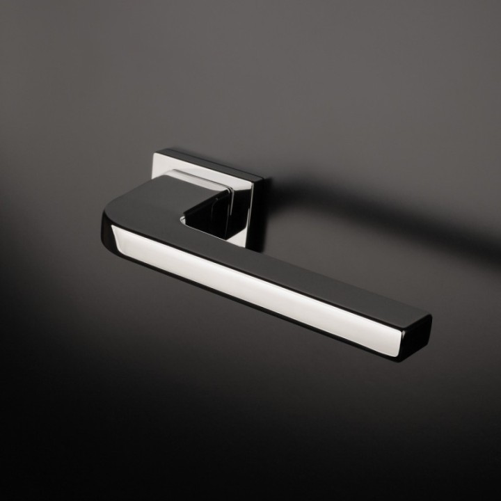 Klamka ENGER APRILE ISMENA ROZETA RT SLIM 7MM chrom polerowany ASISMENART7SLC