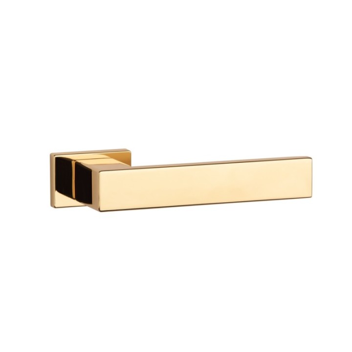 Klamka ENGER APRILE PINA ROZETA RT SLIM 7MM złoty polerowany ASPINART7SLG