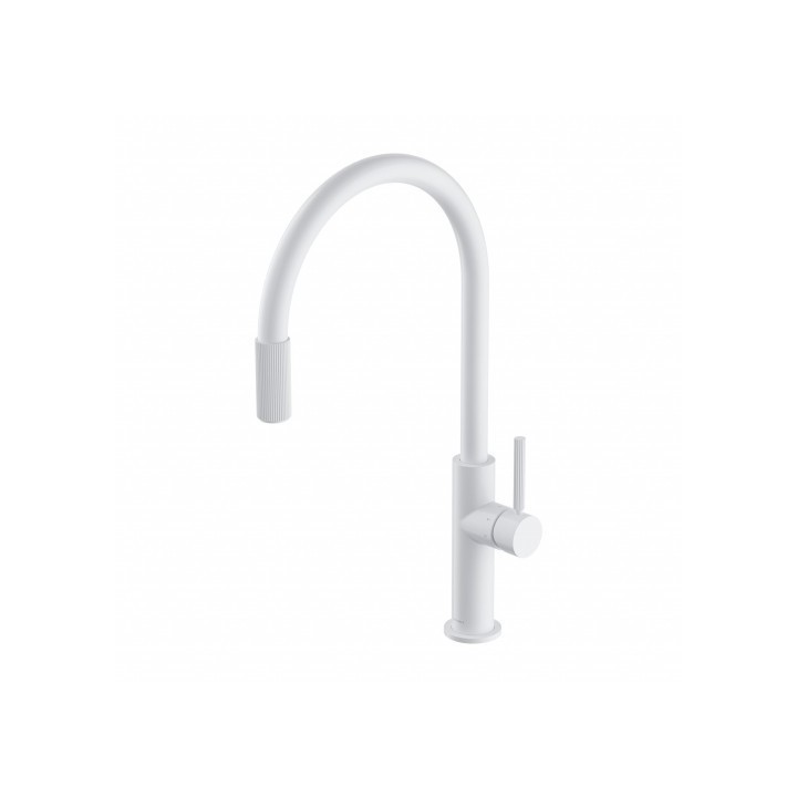 Bateria kuchenna Omnires Switch do podłączenia zestawu filtrującego biały mat SW9057WM