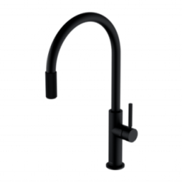 Bateria kuchenna Omnires Switch do podłączenia zestawu filtrującego czarny mat SW9057BL