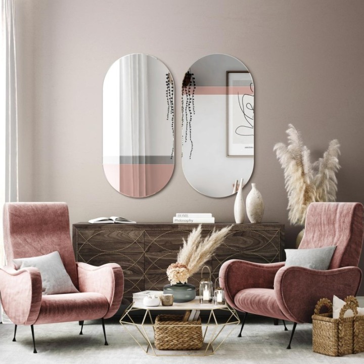 LUSTRO FUSION MIEDZIANE 60x125cm GieraDesign FUS/M/60x125cm