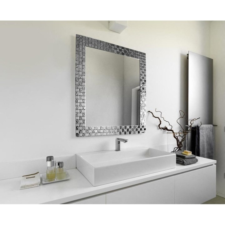 LUSTRO AUREA SQ SREBRNE 80x100cm GieraDesign ASQ/SV/80x100