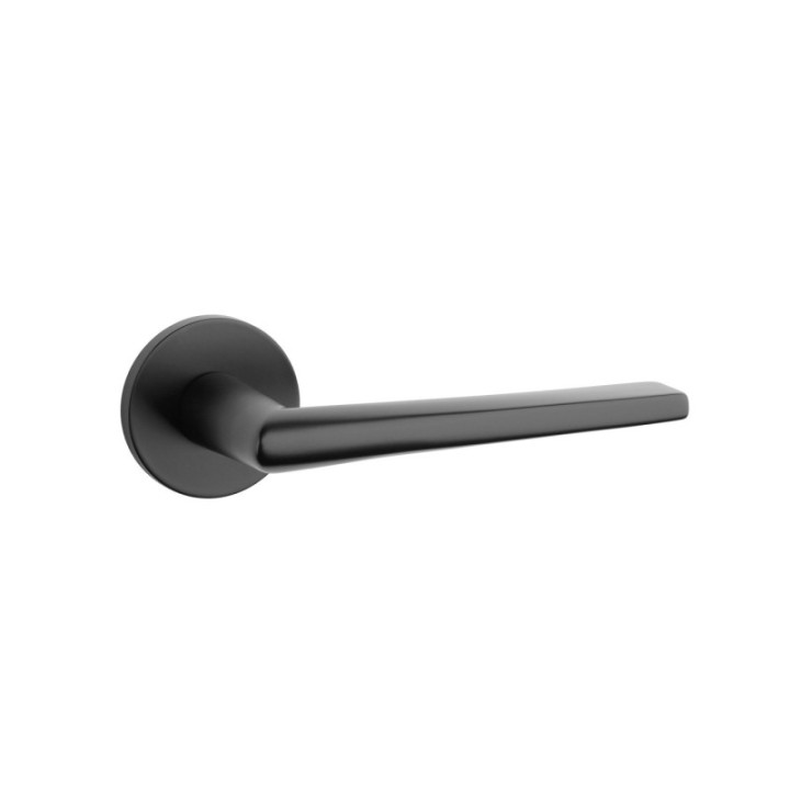 Klamka ENGER STILE SALTA ROZETA R SLIM 7MM czarny matowy STSALTAR7SBLACK