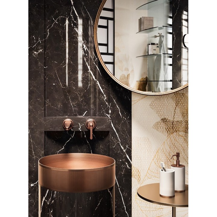 Bateria umywalkowa z wylewką 256 mm GESSI VENTI20 chrom 65088031
