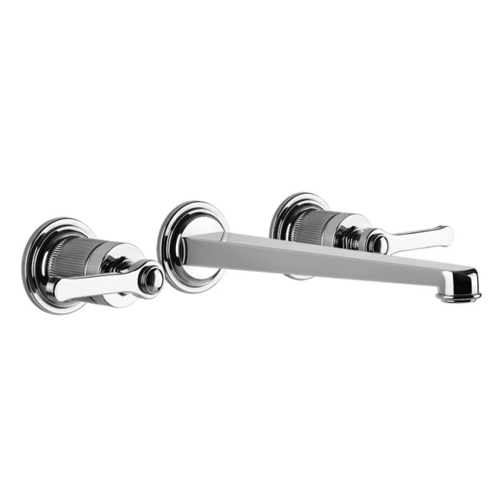 Bateria umywalkowa z wylewką 256 mm GESSI VENTI20 chrom 65090031