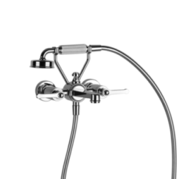 Bateria wannowa ścienna GESSI VENTI20 chrom 65113031