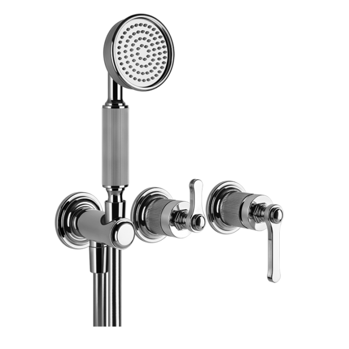Bateria natryskowa ścienna GESSI VENTI20 chrom 65036031
