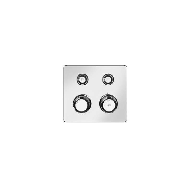 Bateria natryskowa termostatyczna 2-funkcyjna GESSI Hi-Fi ECLECTIC chrom 65232031