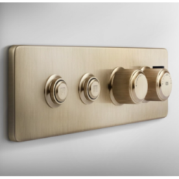 Bateria natryskowa termostatyczna 2-funkcyjna GESSI Hi-Fi ECLECTIC chrom 65222031