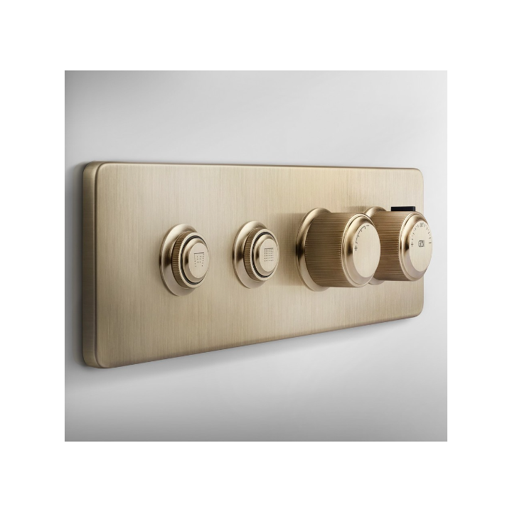 Bateria natryskowa termostatyczna 2-funkcyjna GESSI Hi-Fi ECLECTIC chrom 65222031