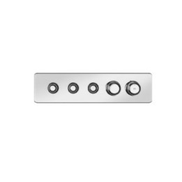 Bateria natryskowa termostatyczna 3-funkcyjna GESSI Hi-Fi ECLECTIC chrom 65224031