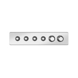 Bateria natryskowa termostatyczna 4-funkcyjna GESSI Hi-Fi ECLECTIC chrom 65226031