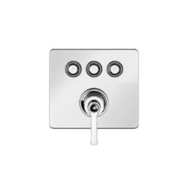 Bateria natryskowa termostatyczna 3-funkcyjna GESSI Hi-Fi ECLECTIC chrom 65244031