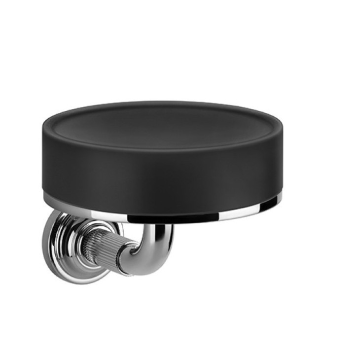 Mydelniczka ścienna GESSI VENTI20 czarna/chrom 65402031