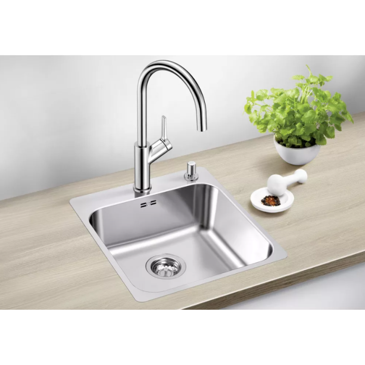 Zlewozmywak BLANCO SUPRA 400-IF/A korek aut. stal szczotkowana 526353
