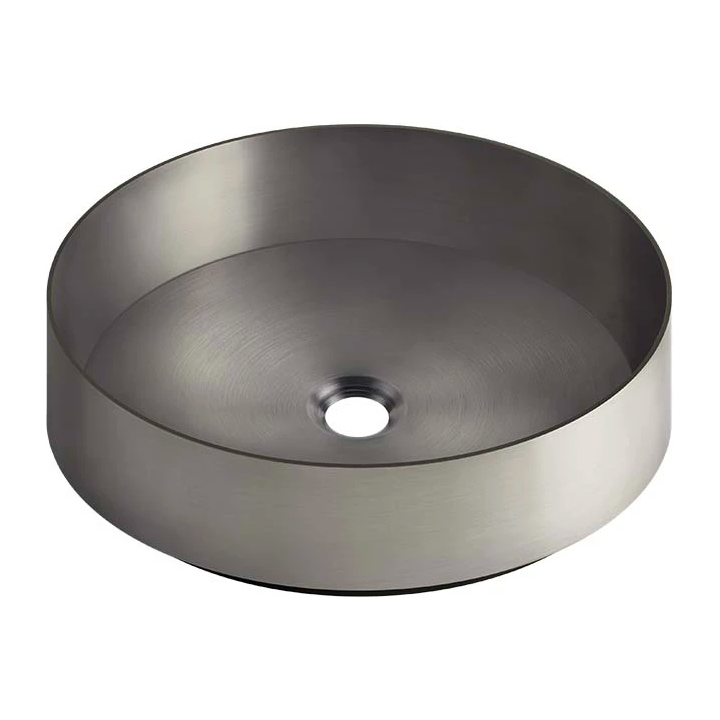 Umywalka nablatowa 40 cm GESSI VENTI20 stal szczotkowana 54601239